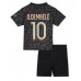 Maillot de foot Paris Saint-Germain Ousmane Dembele #10 Troisième vêtements enfant 2023-24 Manches Courtes (+ pantalon court)
